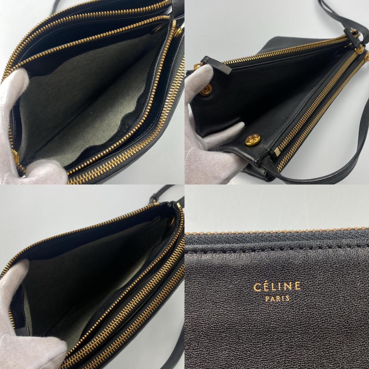 【中古】CELINE | セリーヌ TRIO LARGE ショルダーバッグ 171453