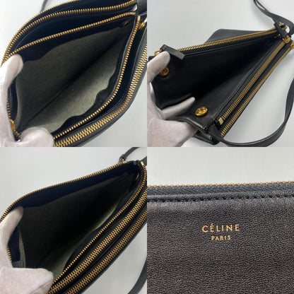 【中古】CELINE | セリーヌ TRIO LARGE ショルダーバッグ 171453