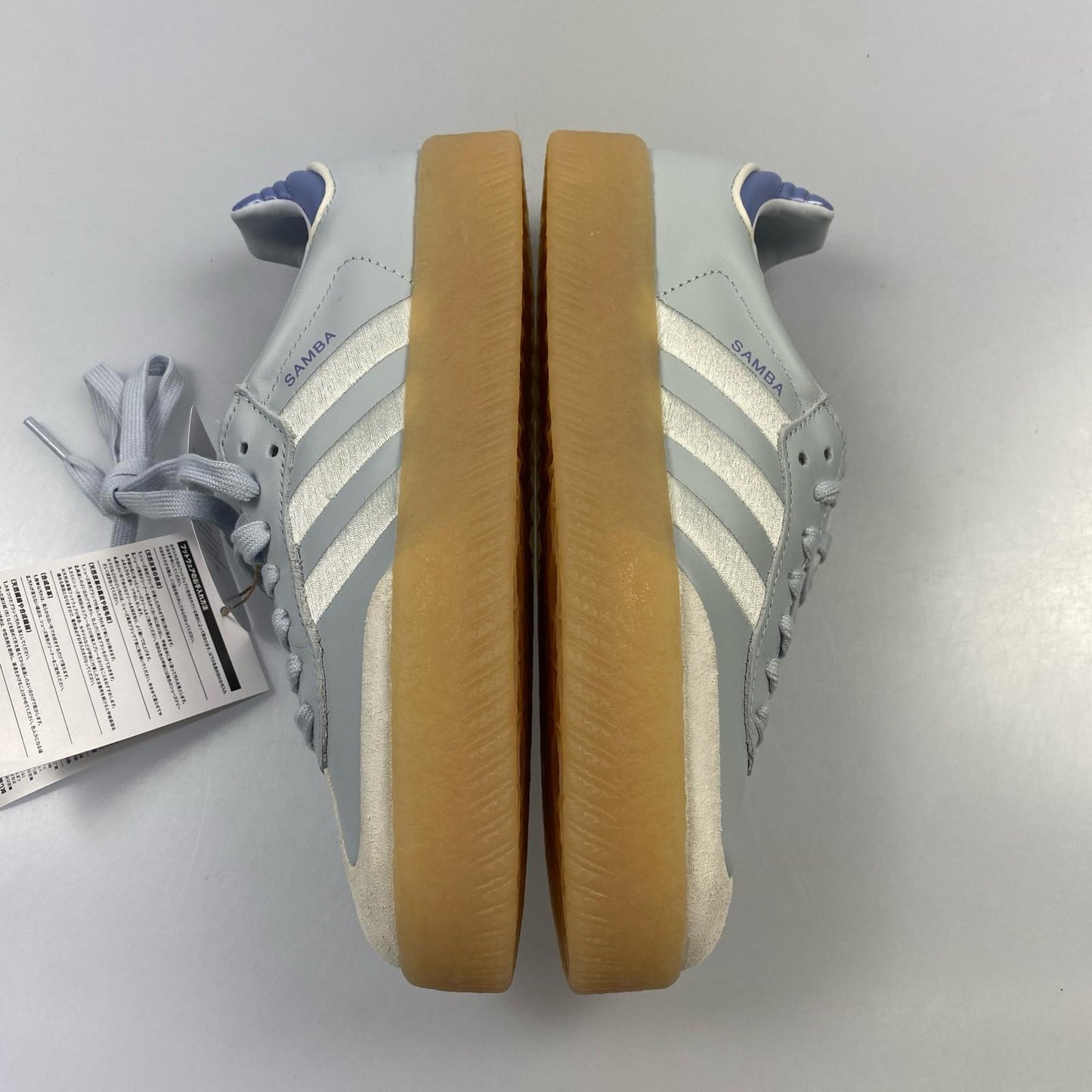 【中古】adidas | アディダス Sambae Halo Blue スニーカー IG1953 ライトブルー 22.5cm