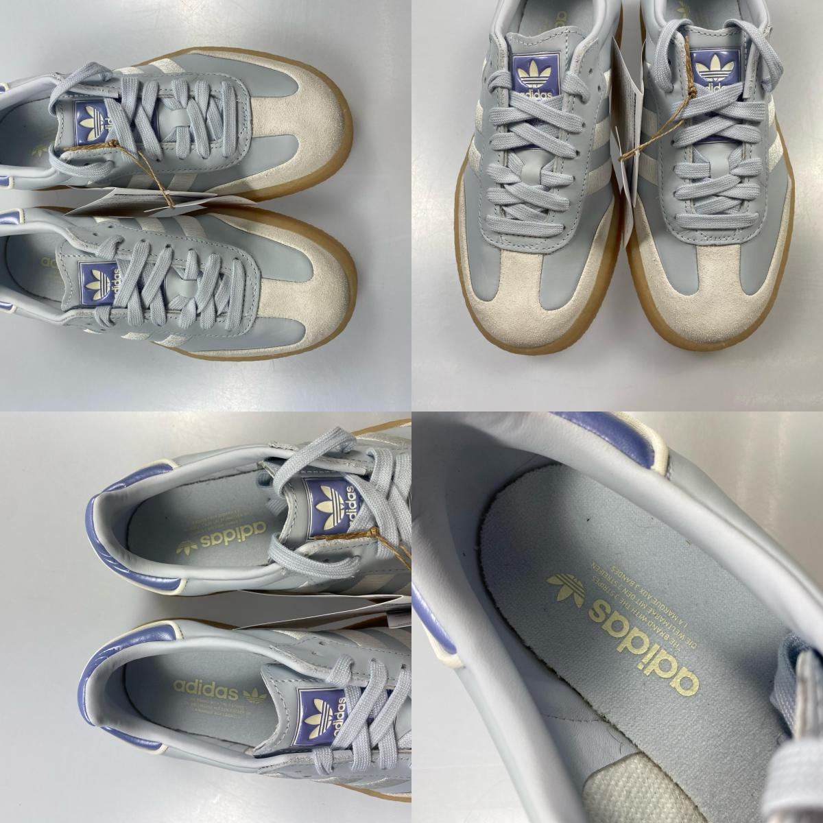 【中古】adidas | アディダス Sambae Halo Blue スニーカー IG1953 ライトブルー 22.5cm