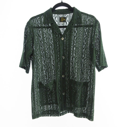【中古】Needles | ニードルス CABANA SHIRT 半袖シャツ KP184 グリーン サイズ：XS