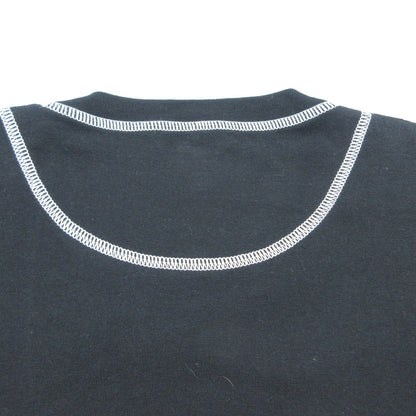 【中古】FENDI | フェンディ FFモチーフスタンプロゴ 半袖Ｔシャツ FAF073 A6J6 国内正規品 ブラック サイズ：36