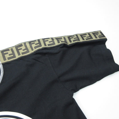 【中古】FENDI | フェンディ FFモチーフスタンプロゴ 半袖Ｔシャツ FAF073 A6J6 国内正規品 ブラック サイズ：36