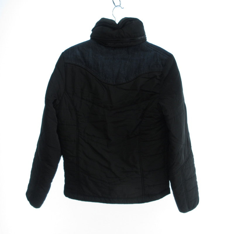 【中古】DIESEL | ディーゼル デニム切替 中綿ジャケット ブラック サイズ：M