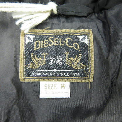 【中古】DIESEL | ディーゼル デニム切替 中綿ジャケット ブラック サイズ：M