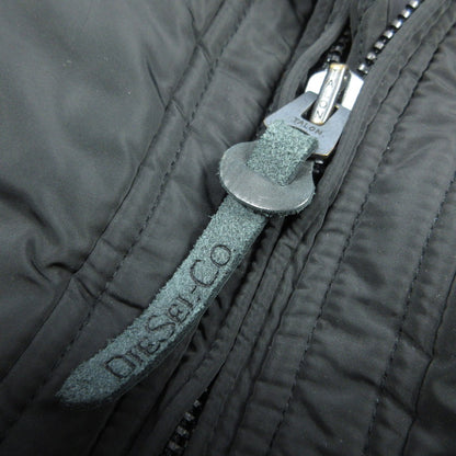 【中古】DIESEL | ディーゼル デニム切替 中綿ジャケット ブラック サイズ：M