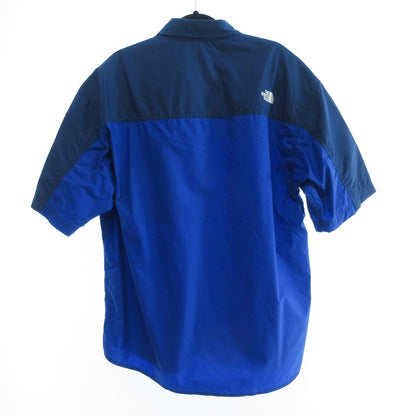 【中古】THE NORTH FACE | ザ・ノースフェイス S/S Nuptse Shirt 半袖シャツ NR22552 ブルー サイズ：L