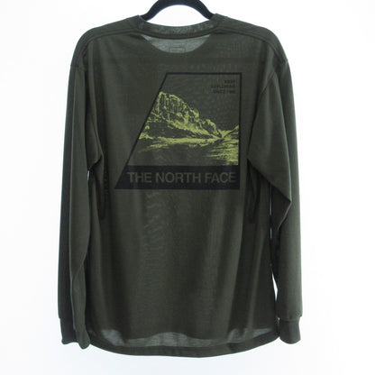 【中古】THE NORTH FACE | ザ・ノースフェイス L/S TNF BUG FREE TEE 長袖Ｔシャツ NT12450 カーキ サイズ：L