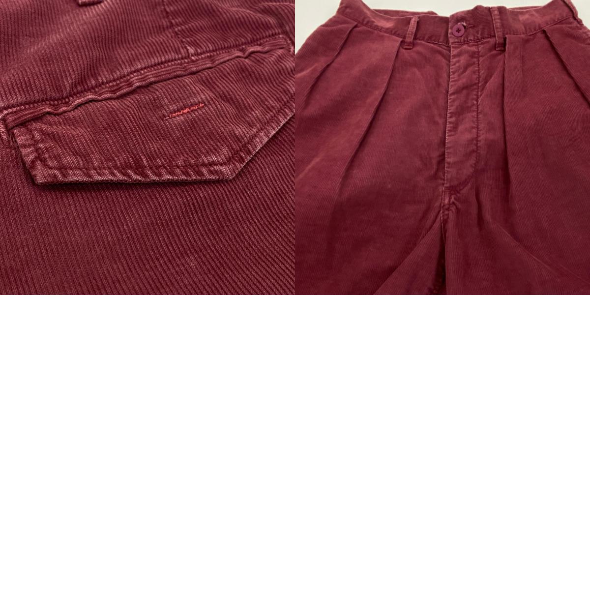 【中古】BRU NA BOINNE | ブルーナボイン ショートパンツ 7145 ｻｲｽﾞ:0 ボルドー/バーガンディー