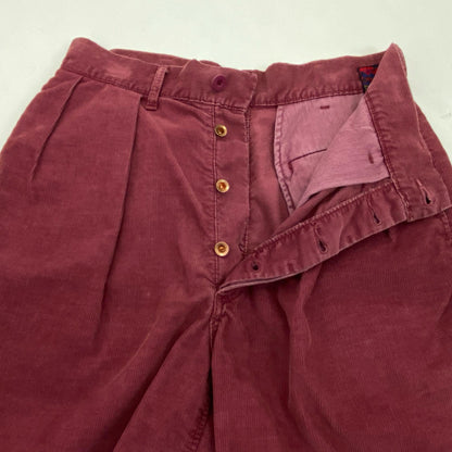 【中古】BRU NA BOINNE | ブルーナボイン ショートパンツ 7145 ｻｲｽﾞ:0 ボルドー/バーガンディー