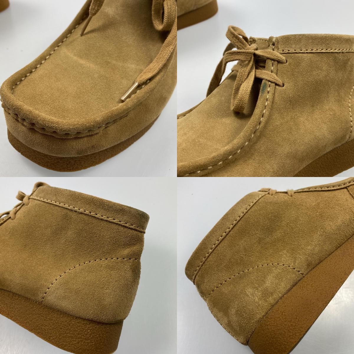 【中古】Clarks | クラークス WallabeeEVO Bt ブーツ 26172824 27.0cm ベージュ