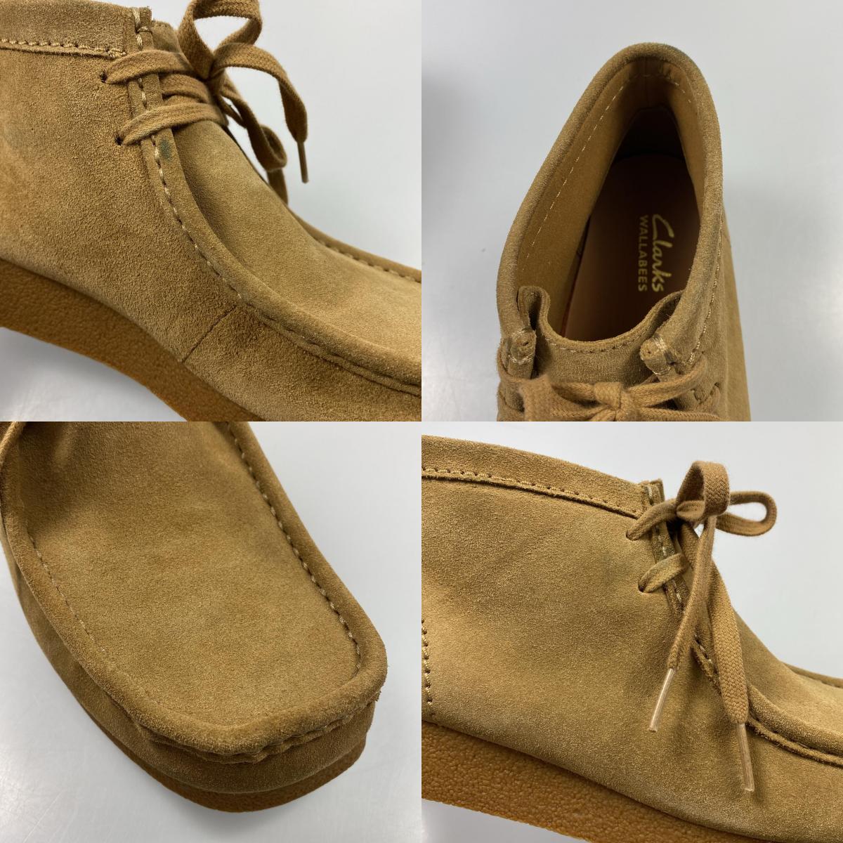 【中古】Clarks | クラークス WallabeeEVO Bt ブーツ 26172824 27.0cm ベージュ