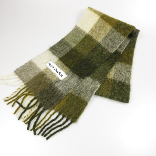 【中古】ACNE STUDIOS | アクネストゥディオズ モヘアチェックスカーフ マフラー FN-UX-SCAR000115 国内正規品