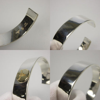 【中古】TADY&KING | タディアンドキング 平打ちバングルGPロングホーン ブレスレット メタル部分K18