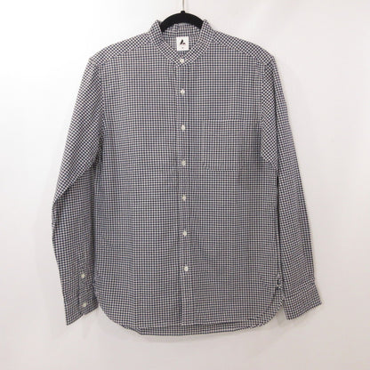【中古】 STAND COLLAR SHIRT GINGHAM CHECK 長袖シャツ サイズ：M