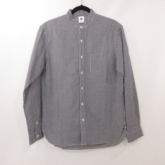 【中古】 STAND COLLAR SHIRT GINGHAM CHECK 長袖シャツ サイズ：M