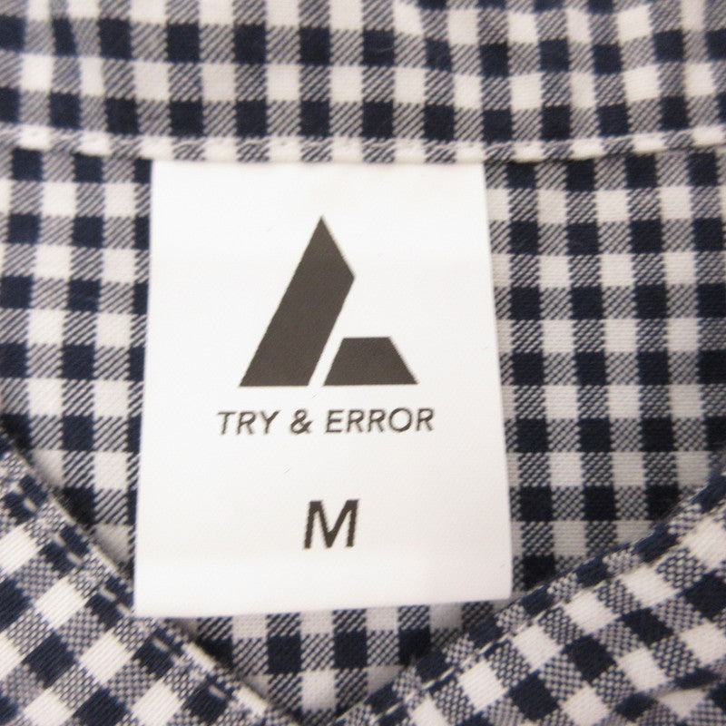 【中古】 STAND COLLAR SHIRT GINGHAM CHECK 長袖シャツ サイズ：M