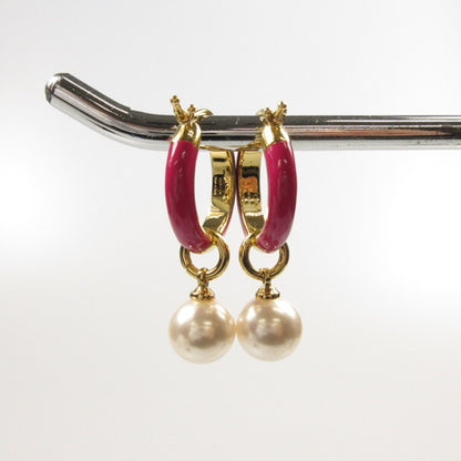 【中古】JIMMY CHOO | ジミーチュウ PEARL HOOPS CZQ ピアス 231516ABG000001 2022年クリスマス