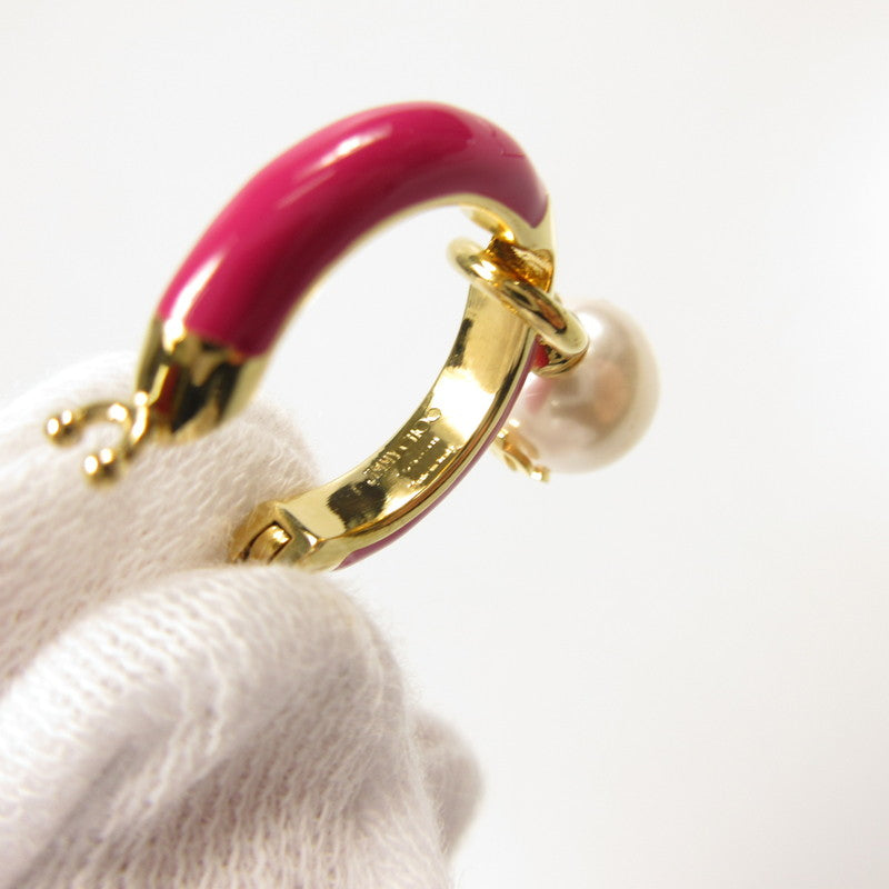 【中古】JIMMY CHOO | ジミーチュウ PEARL HOOPS CZQ ピアス 231516ABG000001 2022年クリスマス