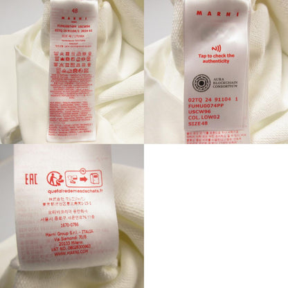【中古】MARNI | マルニ LOGO SWEAT スウェット FUNU0074PP 国内正規品 アイボリー サイズ：48
