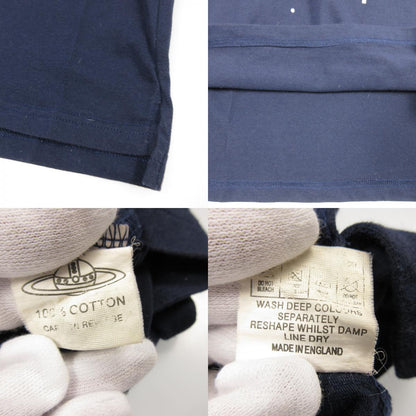 【中古】Vivienne Westwood | ヴィヴィアンウエストウッド MILKY WAY 半袖Ｔシャツ GOLD LABEL ネイビー サイズ：S