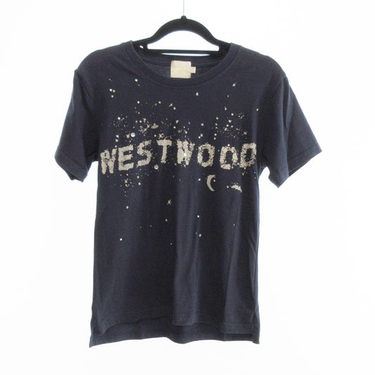 【中古】Vivienne Westwood | ヴィヴィアンウエストウッド MILKY WAY 半袖Ｔシャツ GOLD LABEL ネイビー サイズ：S