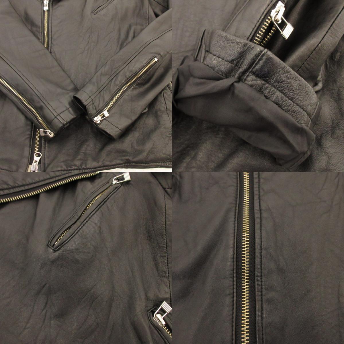 【中古】Harlem Rounge | ハーレムラウンジ レザー ブラック サイズ：M
