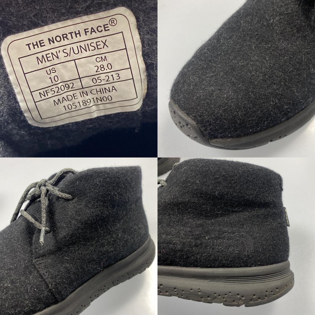 【中古】THE NORTH FACE | ザ・ノースフェイス VELOCITY WOOL CHUKKA GTX INVISIBLE FIT ブーツ NF52092 ブラック 28cm