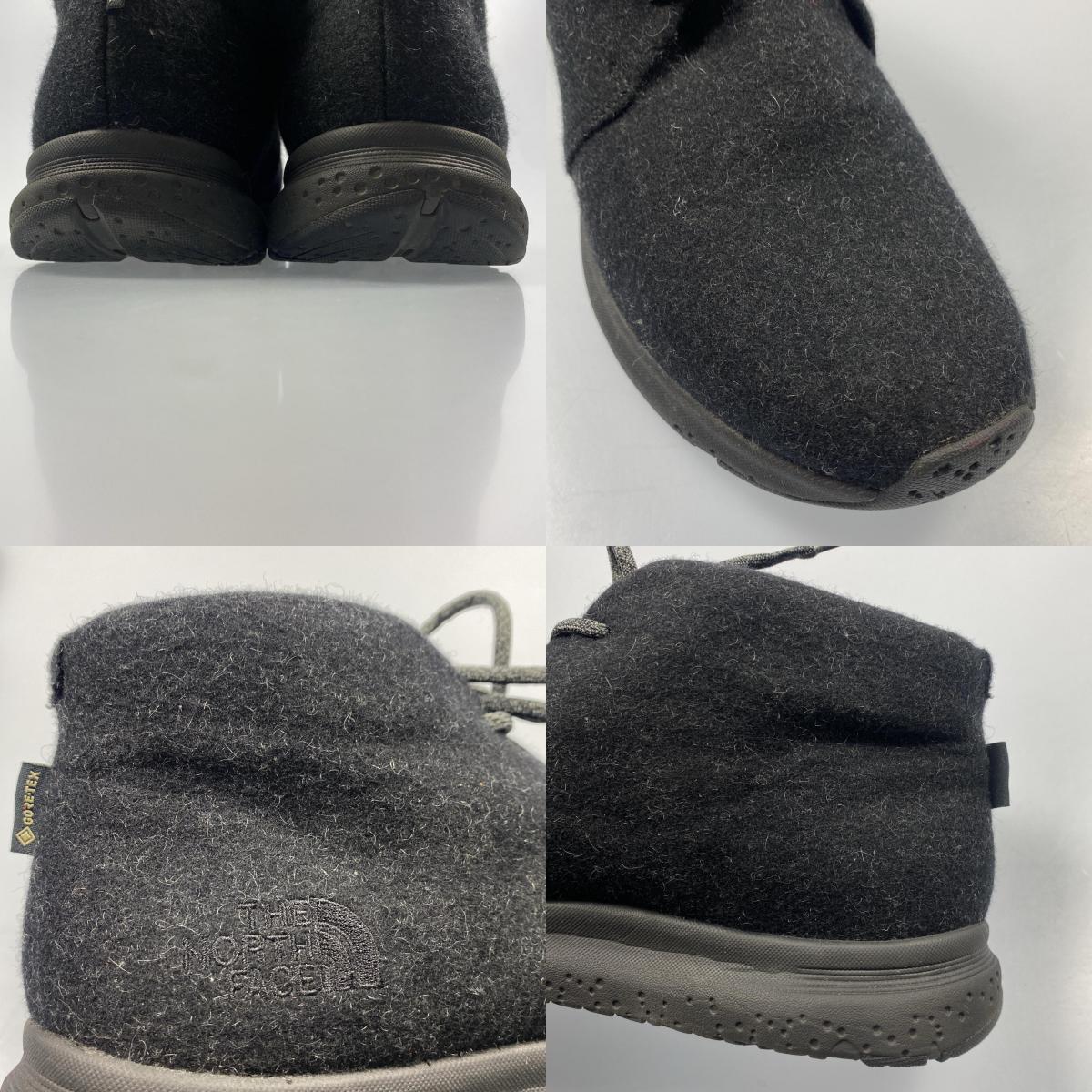 【中古】THE NORTH FACE | ザ・ノースフェイス VELOCITY WOOL CHUKKA GTX INVISIBLE FIT ブーツ NF52092 ブラック 28cm