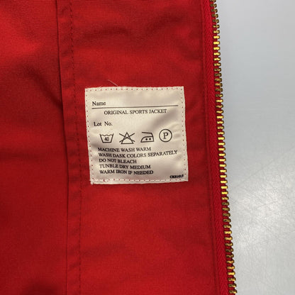 【中古】BLUE WATER | ブルーウォーター ポプリン ドリズラージャケット スイングトップ CKS1015 レッド サイズ：M