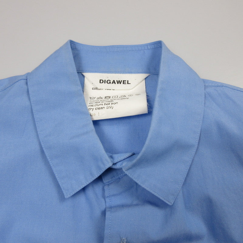 【中古】DIGAWEL | ディガウェル S/S SHIRT 2 半袖シャツ ライトブルー サイズ：1