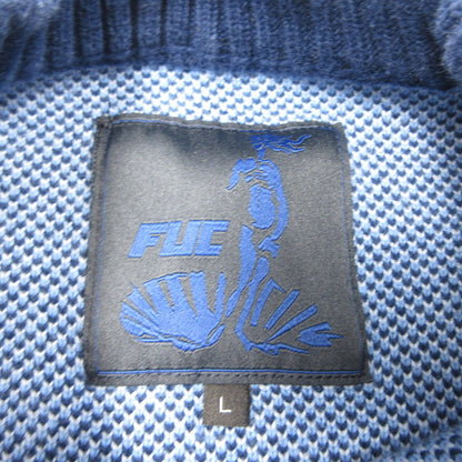【中古】 FUC OFF KNIT セーター 24E-O-FUC-AW01 ネイビー サイズ：L