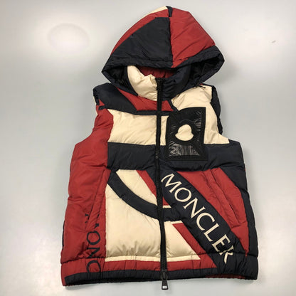【中古】MONCLER GENIUS | モンクレールジニアス PERMIT ダウンベスト D209H4332000 2018A/W 国内正規品 マルチカラー サイズ：1