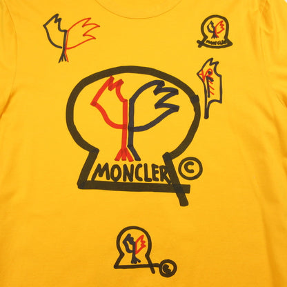 【中古】MONCLER GENIUS | モンクレールジニアス MAGLIA T-SHIRT 半袖Ｔシャツ D20918037850 国内正規品 イエロー サイズ：L