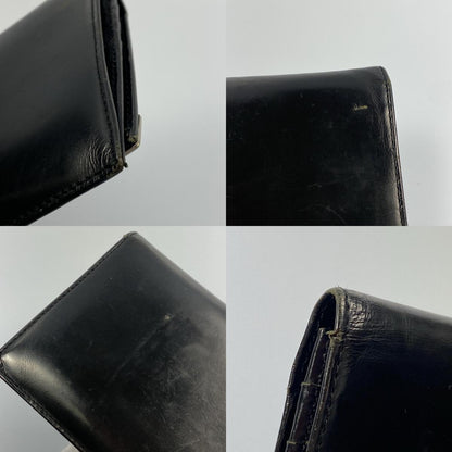 【中古】Jean Paul Gaultier | ジャンポール・ゴルチェ メタルプレート 長財布 年式:90s ブラック