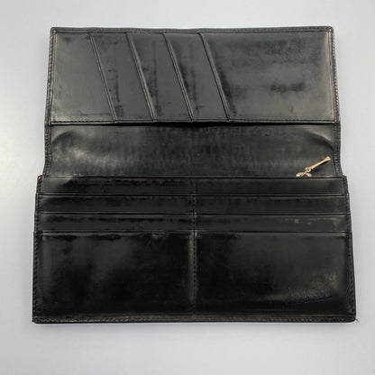 【中古】Jean Paul Gaultier | ジャンポール・ゴルチェ メタルプレート 長財布 年式:90s ブラック