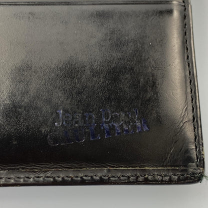 【中古】Jean Paul Gaultier | ジャンポール・ゴルチェ メタルプレート 長財布 年式:90s ブラック