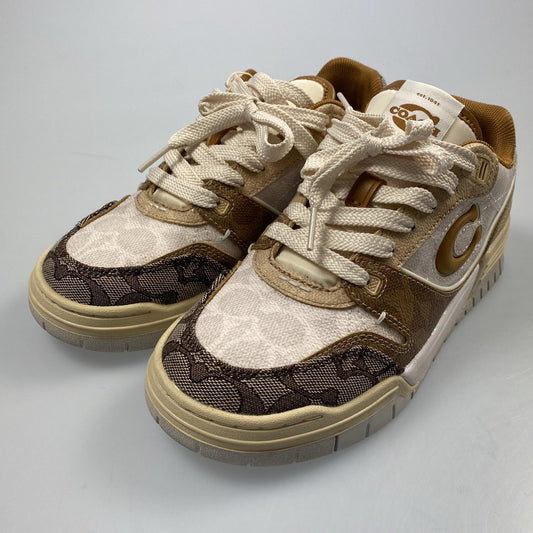 【中古】COACH | コーチ ソーホースニーカーミックスドシグネチャー スニーカー CAQ23 サイズ:23.0cm 23cm