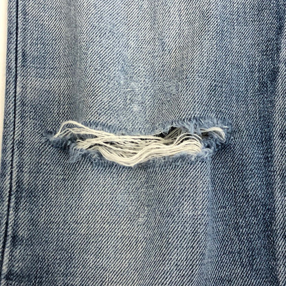 【中古】SAINT LAURENT | サンローラン D02 M/SK-LW デニムパンツ 527389 YA893 2018年モデル W:26 国内正規品 リペア加工 ネイビー