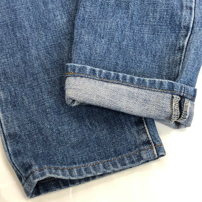 【中古】SAINT LAURENT | サンローラン D02 M/SK-LW デニムパンツ 527389 YA893 2018年モデル W:26 国内正規品 リペア加工 ネイビー
