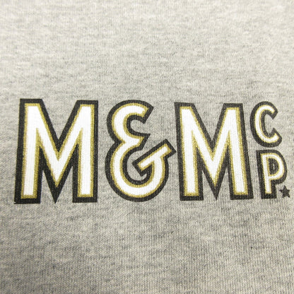 【中古】M&M CUSTOM PERFORMANCE | エムアンドエムカスタムパフォーマンス PRINT S/S T-SHIRT 半袖Ｔシャツ 20-MT-013 グレー サイズ：L