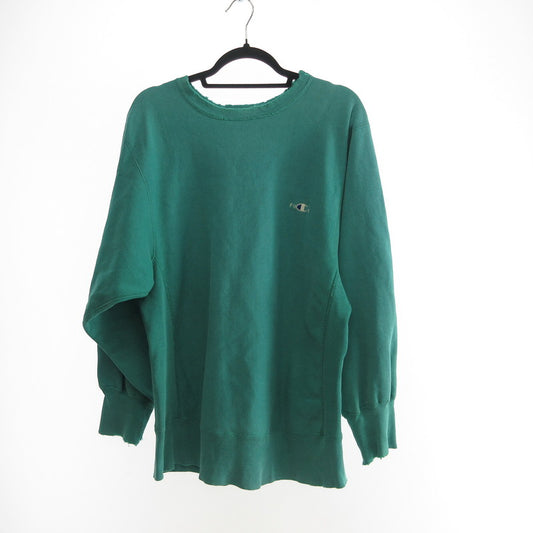 【中古】Champion | チャンピオン REVERSE WEAVE スウェット トリコタグ グリーン サイズ：XL