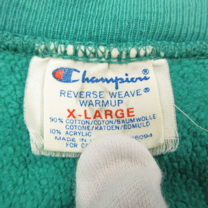 【中古】Champion | チャンピオン REVERSE WEAVE スウェット トリコタグ グリーン サイズ：XL