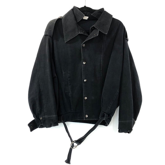 【中古】 ミリタリージャケット ブラック