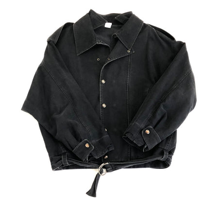 【中古】 ミリタリージャケット ブラック