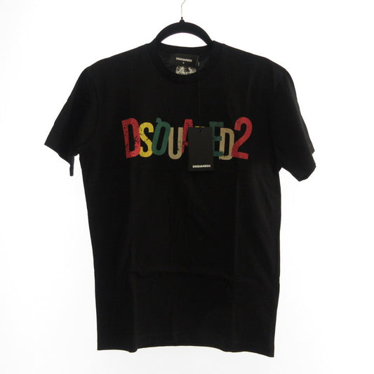 【中古】DSQUARED2 | ディースクエアード COLORFUL LOGO T-SHIRT 半袖Ｔシャツ S71GD1249 ブラック サイズ：S