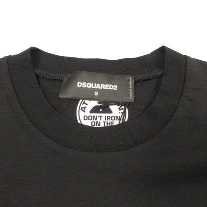 【中古】DSQUARED2 | ディースクエアード COLORFUL LOGO T-SHIRT 半袖Ｔシャツ S71GD1249 ブラック サイズ：S