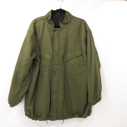 【中古】MILITARY衣料 | ミリタリーイリョウ Chemical Protective Suit ミリタリージャケット 8415-00-407-1062 U.S.ARMY オリーブ サイズ：L