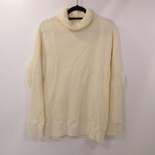 【中古】Healthknit | ヘルスニット スーパーヘビーワッフルタートルネック 長袖Ｔシャツ アイボリー サイズ：L