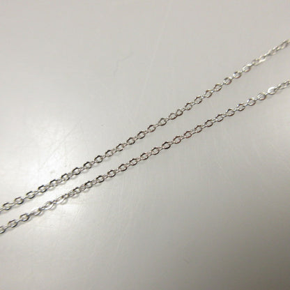 【中古】 ダンシングストーンイニシャル ネックレス シルバー